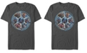 Fifth Sun Marvel Men's Avengers Endgame Wheel of Heros, Short Sleeve T-shirt